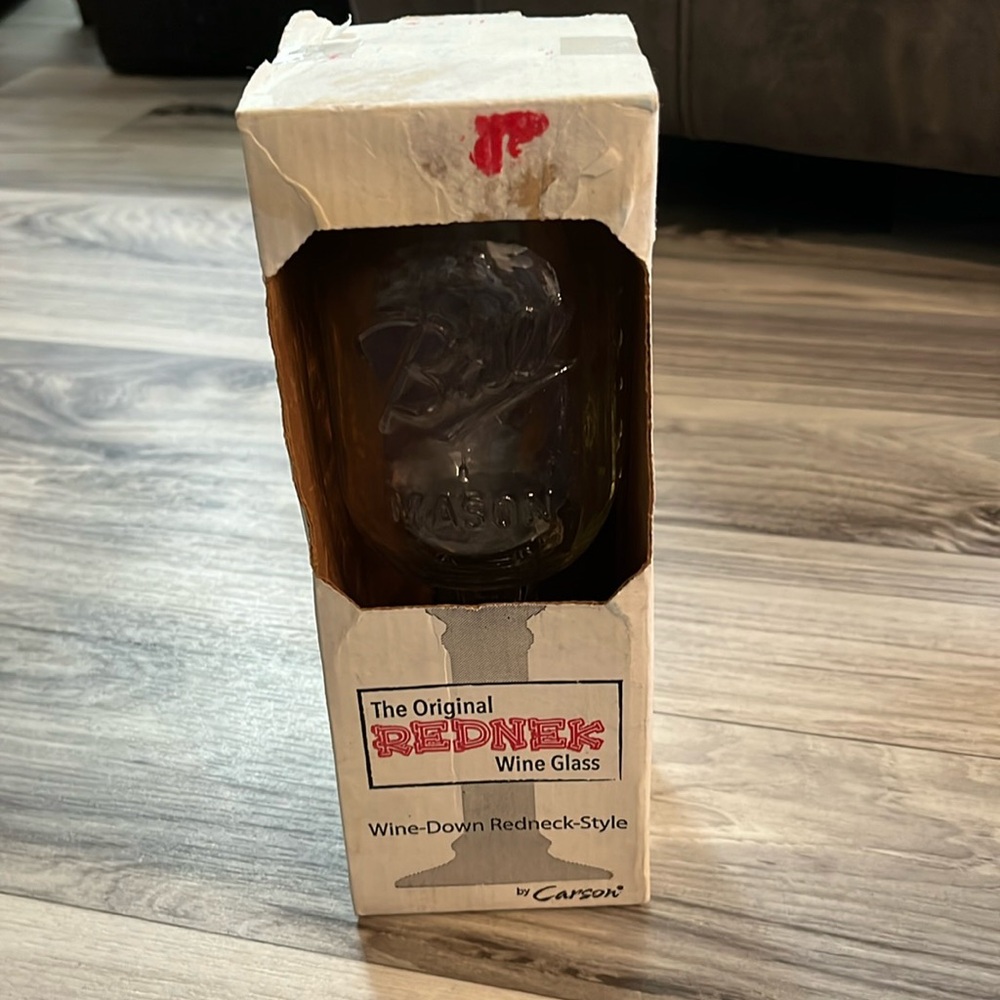 The Original Redneck Wine Glass by Carson